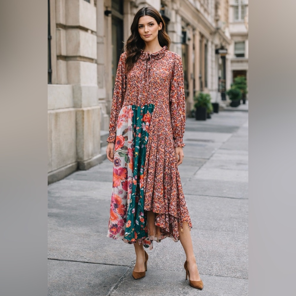 Dainty Jewells Multicolor Asymmetrical Dress